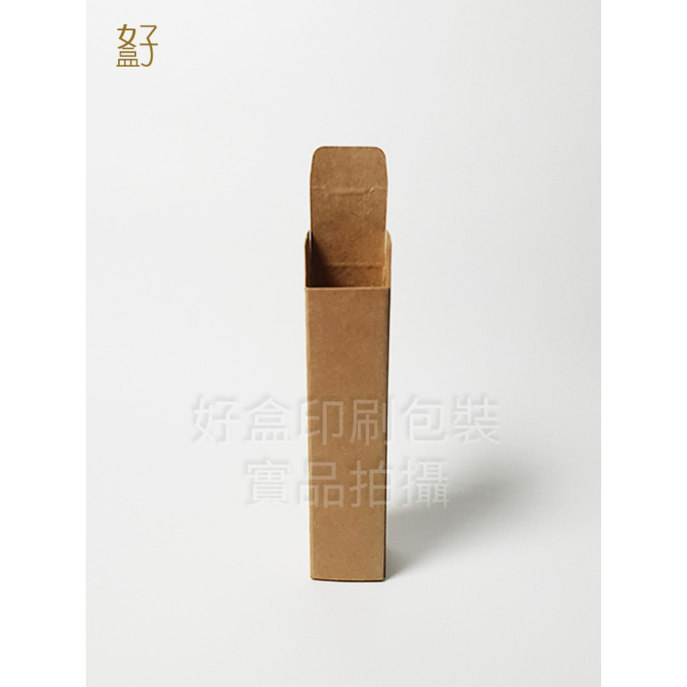 牛皮紙盒/2.2X2.2X9.5公分/普通盒(牛皮盒-10ML滾珠瓶)/現貨供應