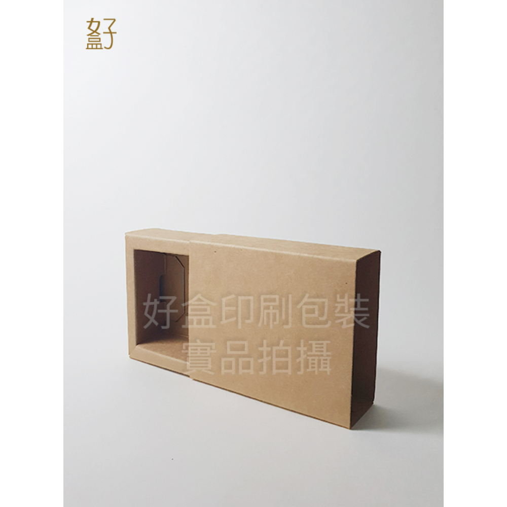 牛皮紙盒/102X85X34MM/手工皂抽屜盒/單入8號/現貨供應