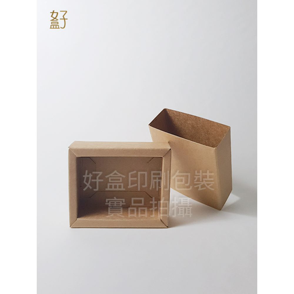 牛皮紙盒/102X85X34MM/手工皂抽屜盒/單入8號/現貨供應