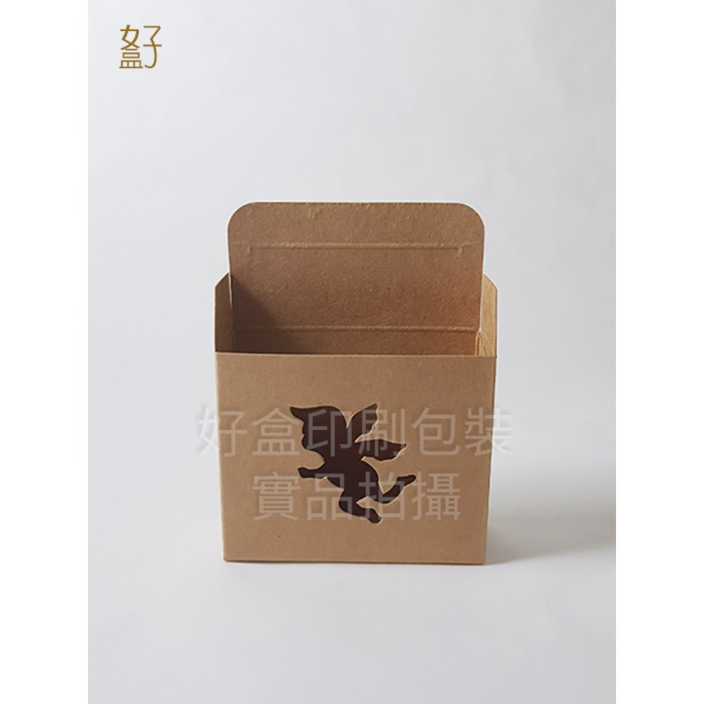 牛皮紙盒/86X30X71MM/手工皂盒9號(牛皮盒-天使窗)/現貨供應