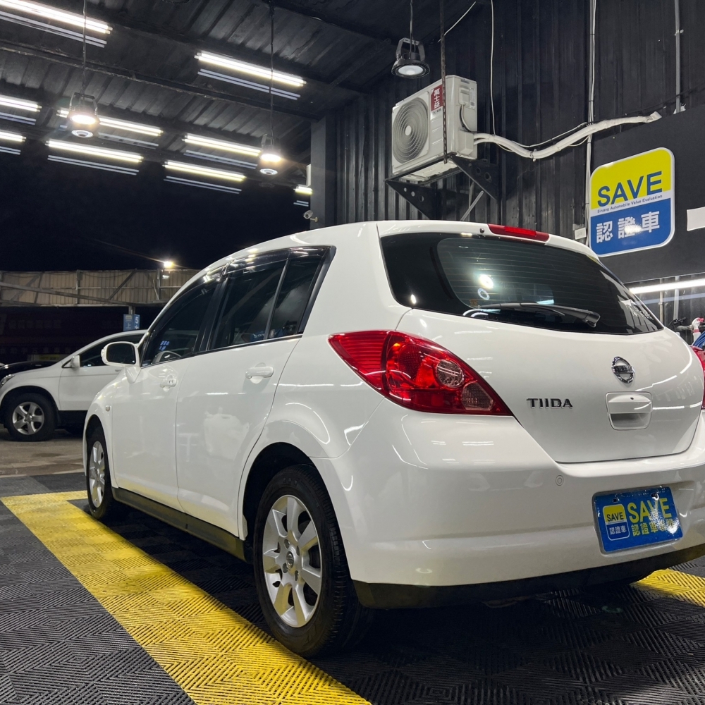 《上有SAVE認證車 Google五星評價》2009 NISSAN TIIDA 1.8L 高階版 一手女用認證實跑15萬