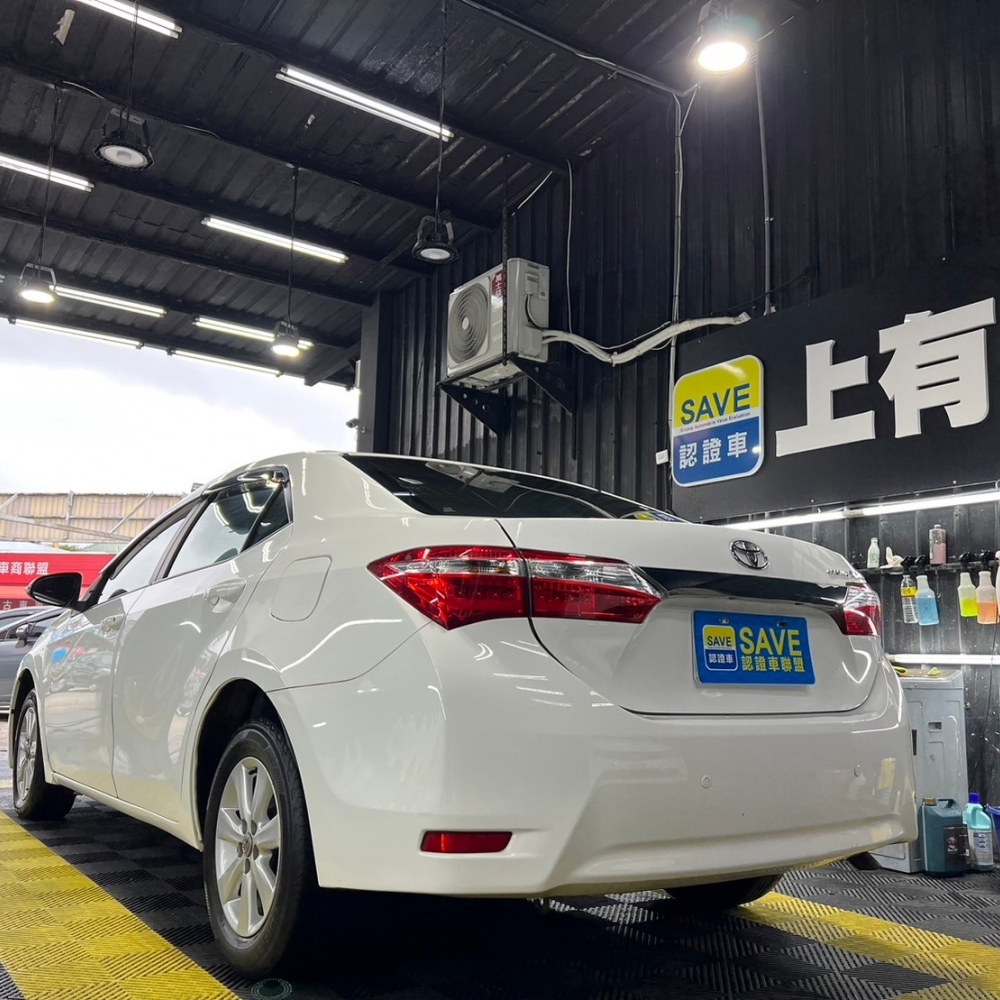 《上有SAVE認證車 Google五星評價》2015 Toyota Altis 1.8L 標配有定速 僅跑7萬 內外如新