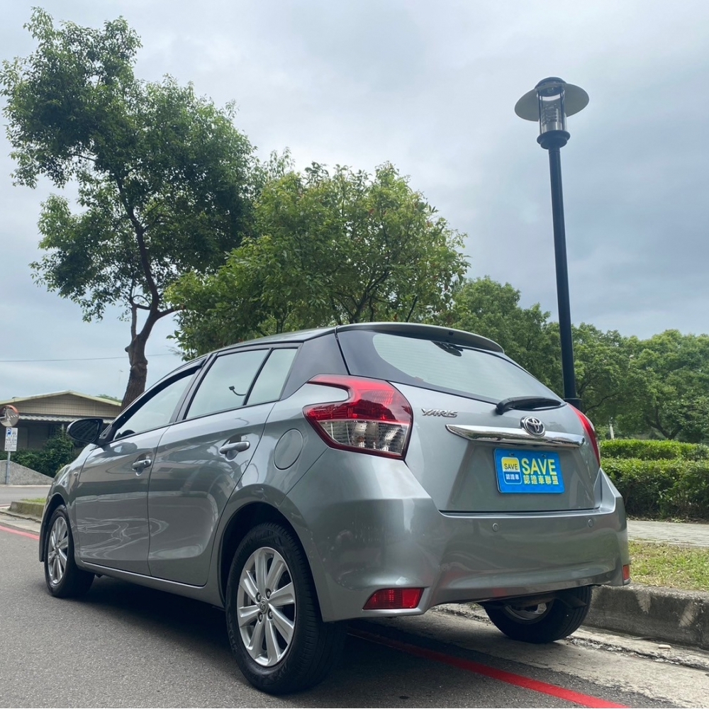 《上有SAVE認證車 Google五星評價》2015 Toyota Yaris 1.5L 一手女用認證實跑10萬 交車送全新八核心安卓機