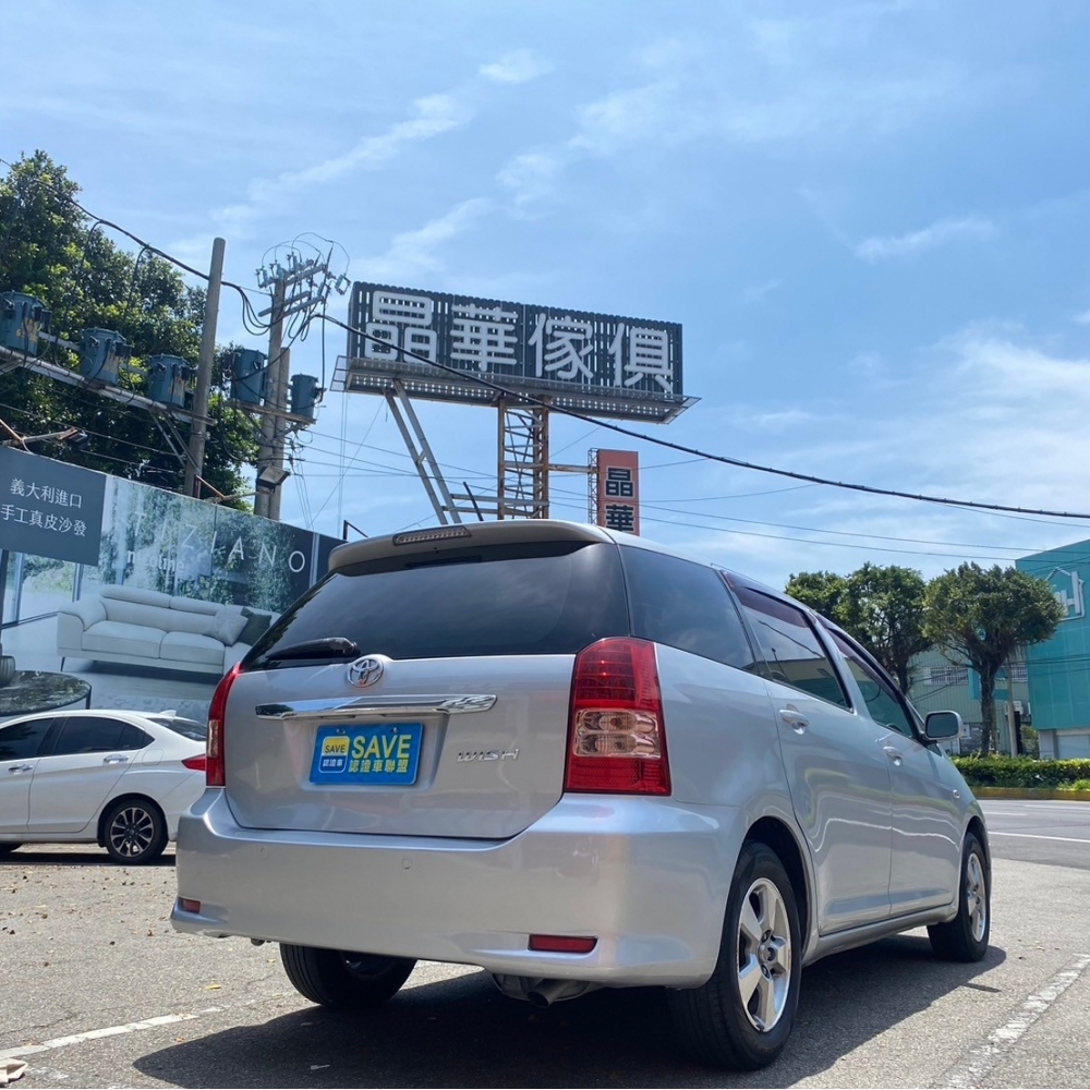 《上有SAVE認證車 Google五星評價》2005 Toyota Wish 2.0L 一手大叔用車 認證原鈑件僅跑10萬 無待修