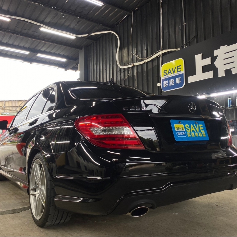 《上有SAVE認證車 Google五星評價》2012 Mercedes Benz C250amg 認證原鈑件 實跑15萬 無待修