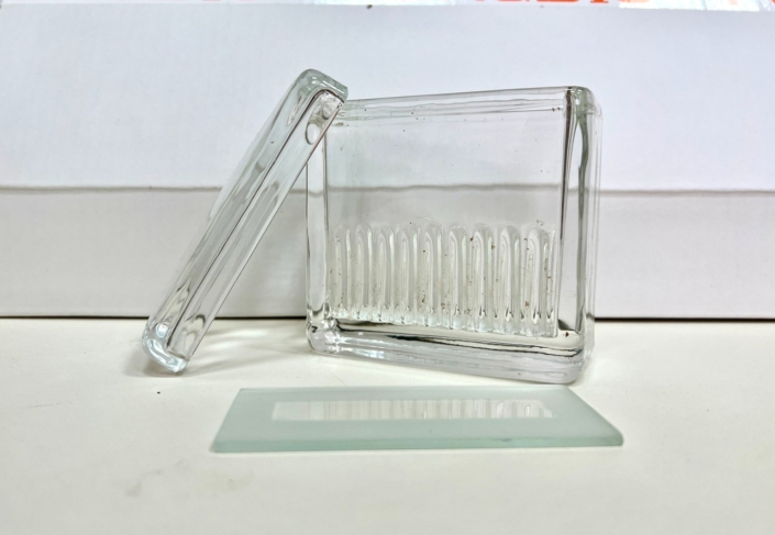 長方形玻璃染色缸 (
