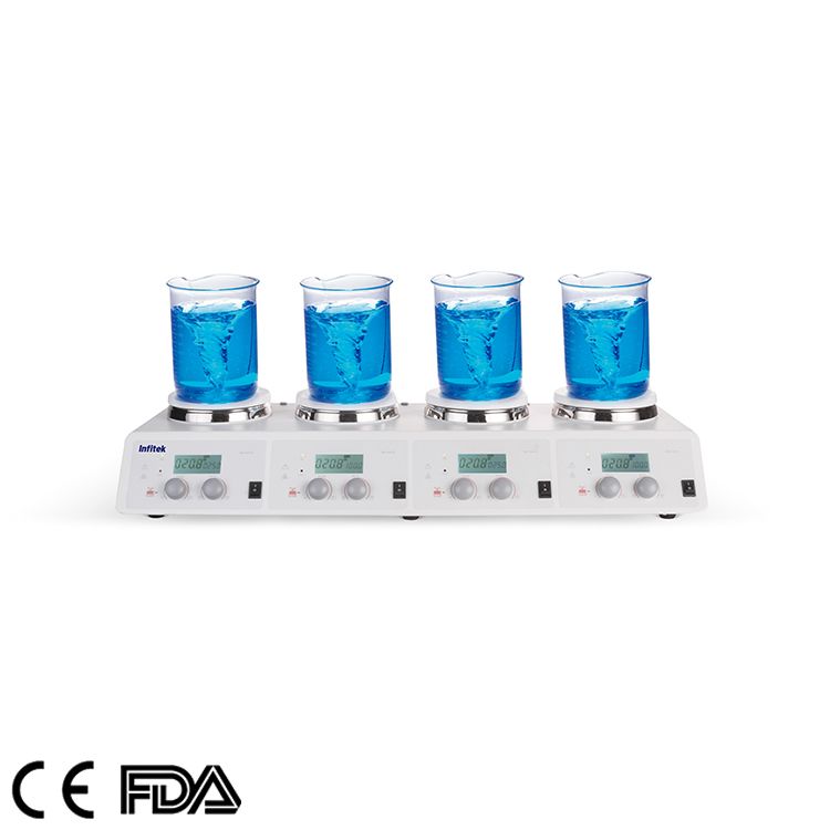 Hotplate Magnetic Stirrer, 4-Channel Type, HPS-M340-S4