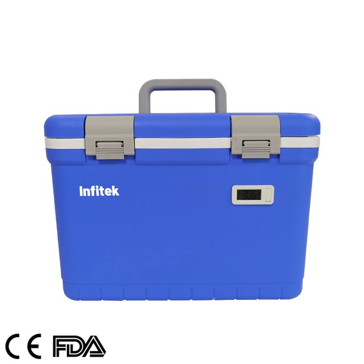 Medical Cooler Box with 4 Ice Packs, CLR-12