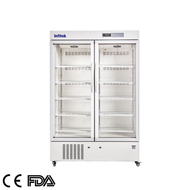 2-8 ℃ Double Door Laboratory Refrigerator, PR5-1000