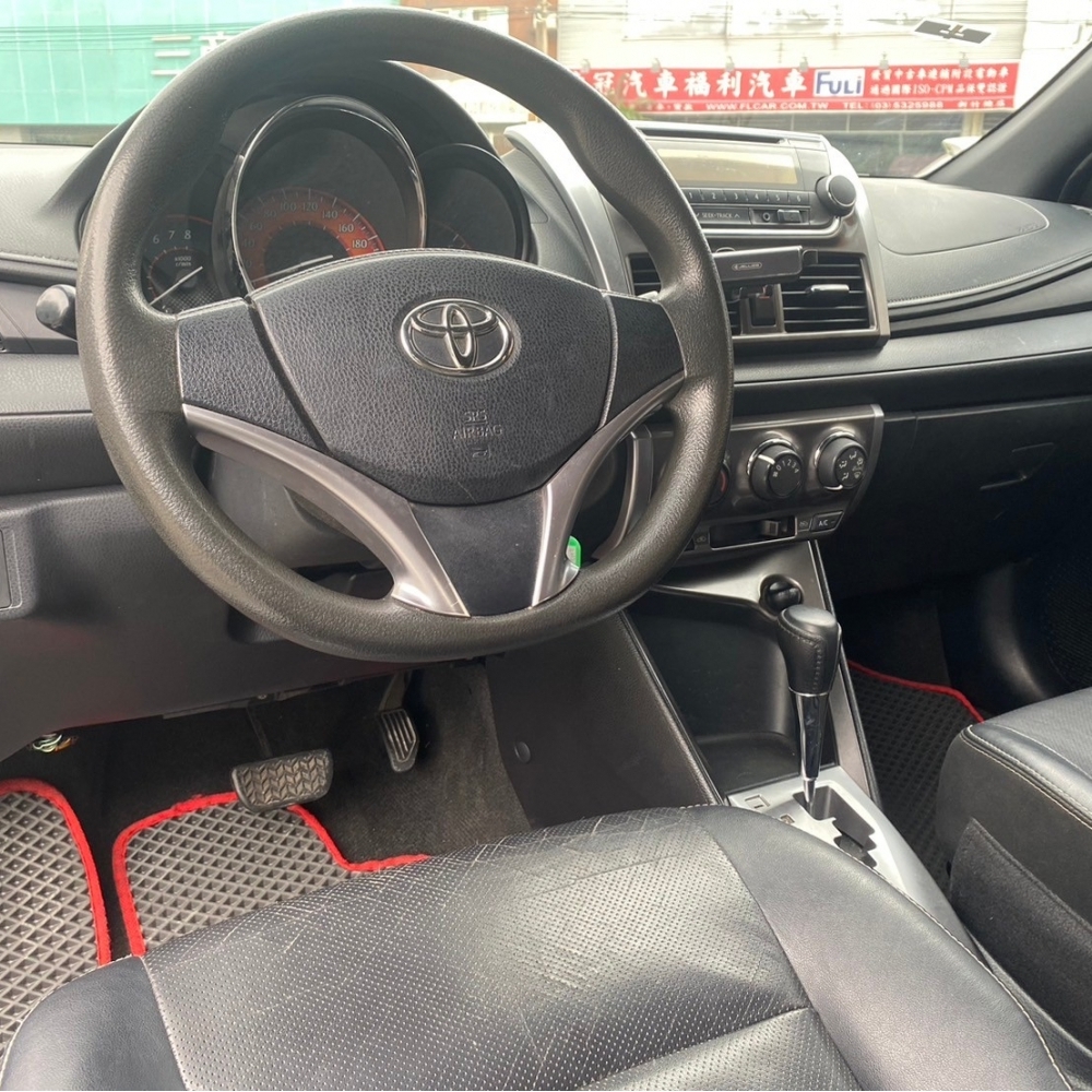 《上有SAVE認證車 Google五星評價》2015 Toyota Yaris 1.5L 一手女用認證實跑10萬 交車送全新八核心安卓機