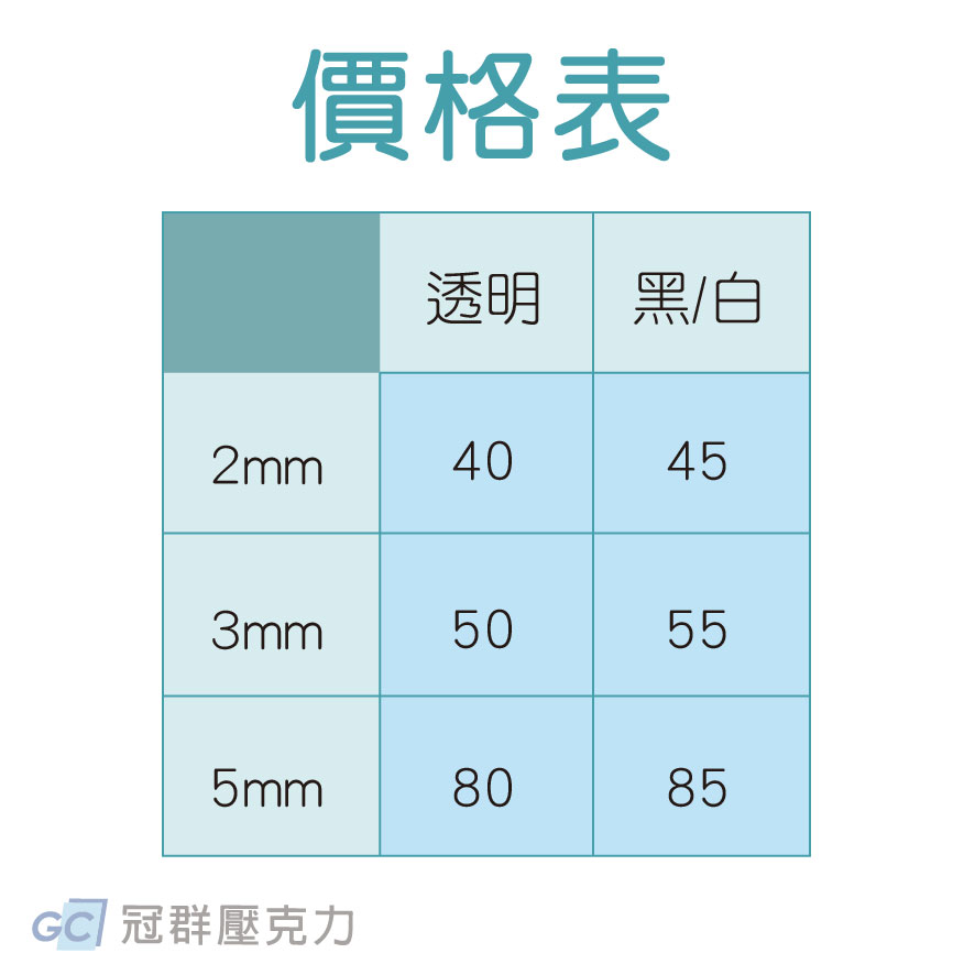 A4壓克力板-透明【A4】5mm