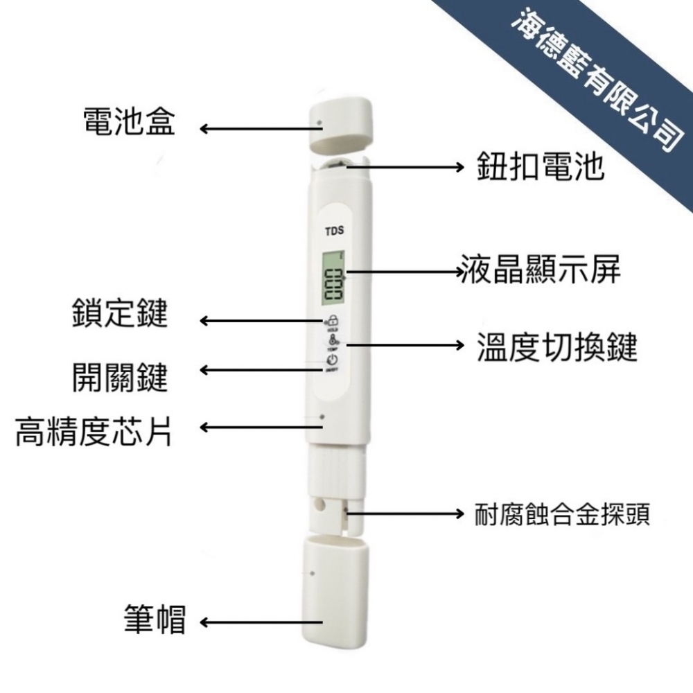 【TDS測試筆】軟水硬水過濾淨水檢測濾水器雜質TDS值水質檢驗儀養魚水族溫度計