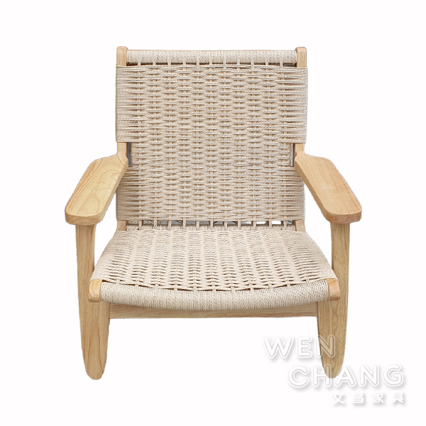 Hans J Wegner CH25 Easy Chair 划槳椅 咖啡廳小沙發 繩編小沙發 複刻版 