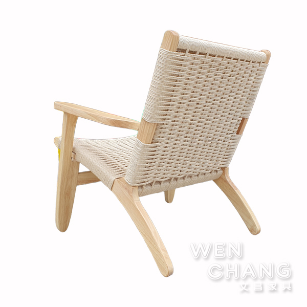 Hans J Wegner CH25 Easy Chair 划槳椅 咖啡廳小沙發 繩編小沙發 複刻版 