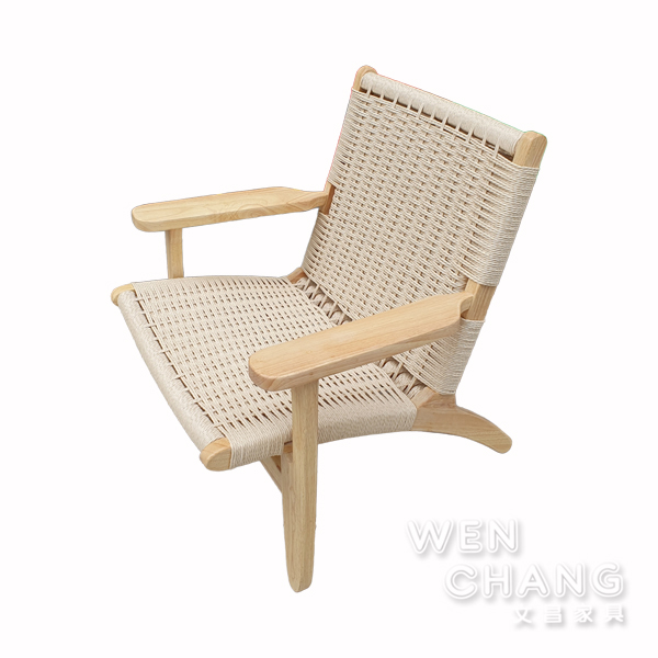 Hans J Wegner CH25 Easy Chair 划槳椅 咖啡廳小沙發 繩編小沙發 複刻版 