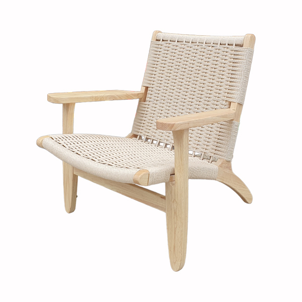 Hans J Wegner CH25 Easy Chair 划槳椅 咖啡廳小沙發 繩編小沙發 複刻版 