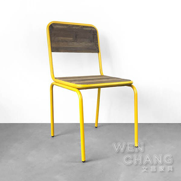 工業風學生椅 colorful student chair 烤漆榆木