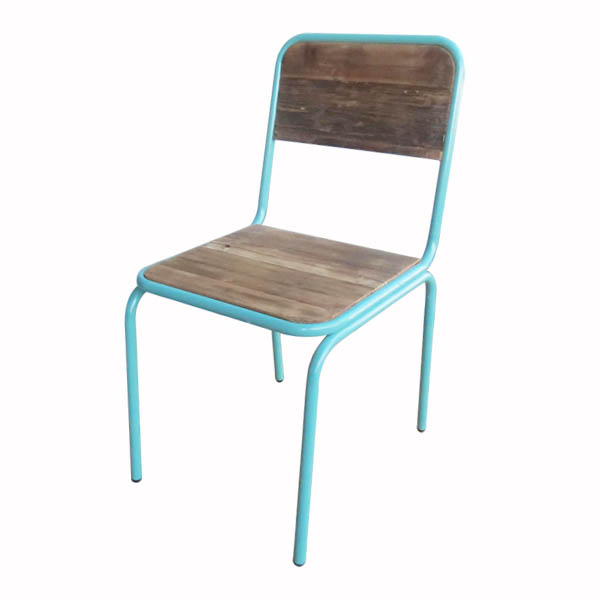 工業風學生椅 colorful student chair 烤漆榆木