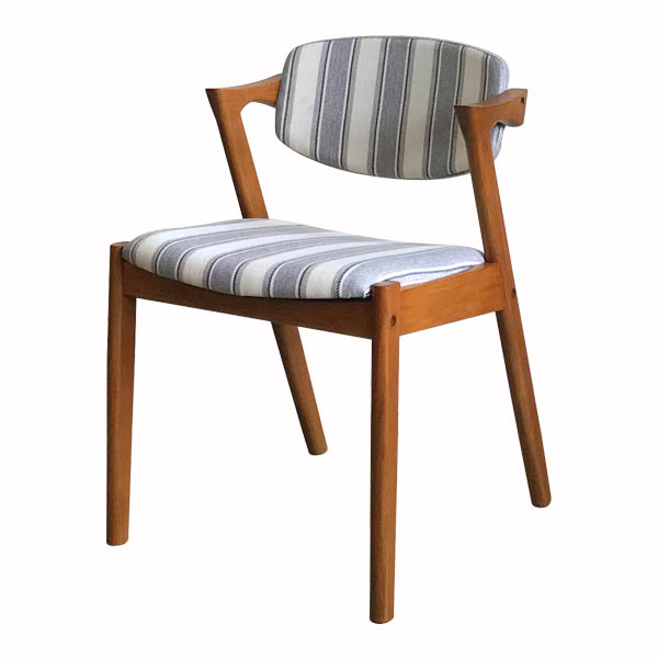 丹麥設計師Kai Kristiansen-Flap Back Dining Chair(Z-Chair)白橡木 反拍椅 餐椅 書房椅