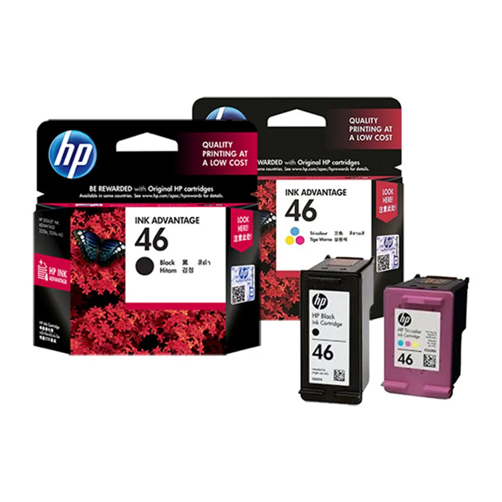 HP Ink Advantage 46 CZ637AA 黑｜CZ638AA 彩