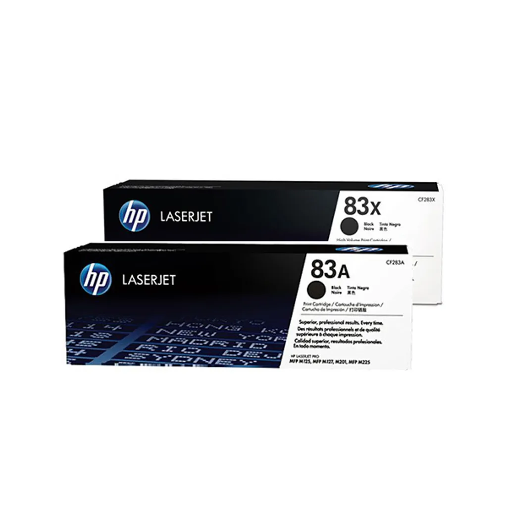 HP 83A｜83X 黑色原廠 LaserJet 碳粉匣 (CF283A｜CF283X)