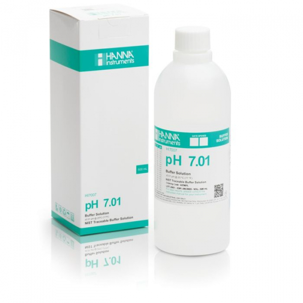 HI7007L pH 7.01標準液 (500 mL) - 實驗室和工業用精確pH校正液