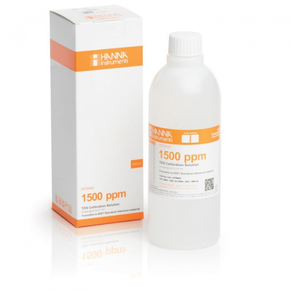 TDS 1500 ppm 標準液 HI70442L | TDS測量儀器校正液