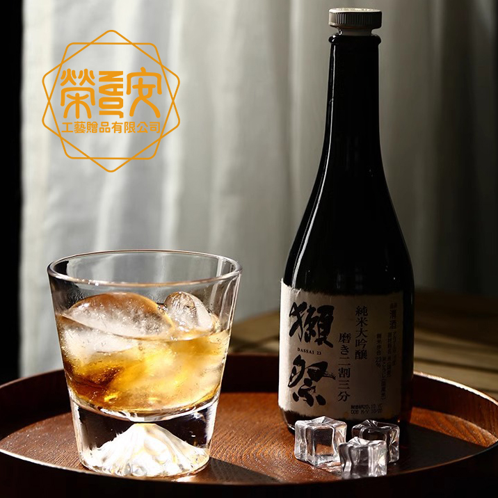 【LOGO訂製｜上字】富士山觀山杯｜質感威士忌玻璃杯