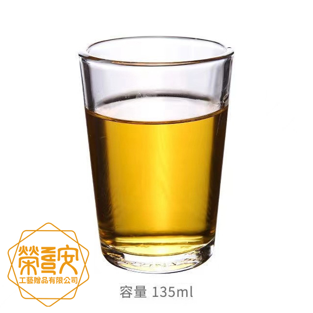 【來圖訂製｜LOGO印刷】經典台啤玻璃杯｜簡約經典威士忌杯