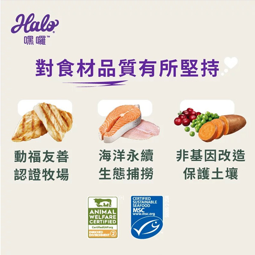 嘿囉 HALO 成貓-無穀雞肉10磅(4.53KG)