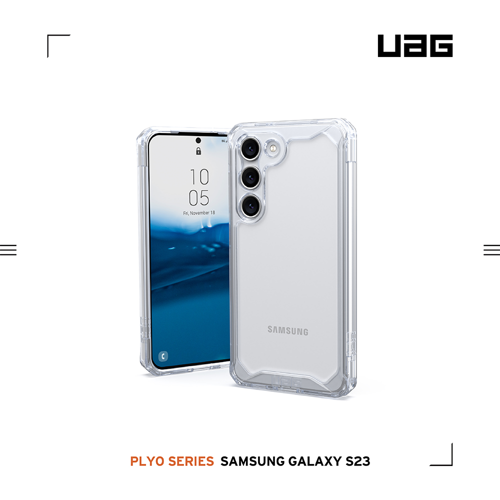 極透明-UAG Galaxy S23 耐衝擊保護殼