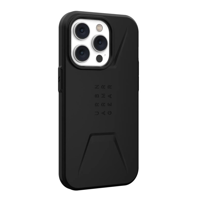 黑-UAG 兼容磁吸耐衝擊簡約保護殼 iPhone 14 Pro