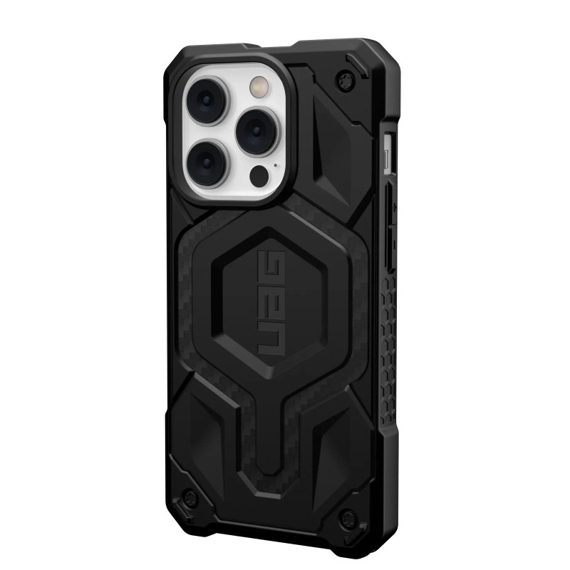 碳黑-UAG 兼容磁吸頂級版耐衝擊保護殼 iPhone 14 Pro