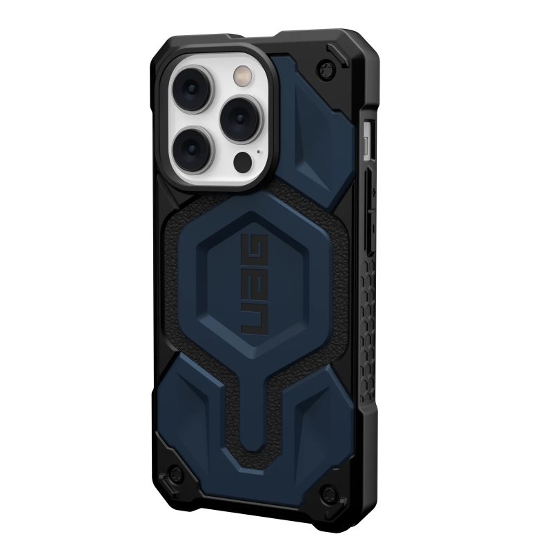 藍-UAG 兼容磁吸頂級版耐衝擊保護殼 iPhone 14 Pro