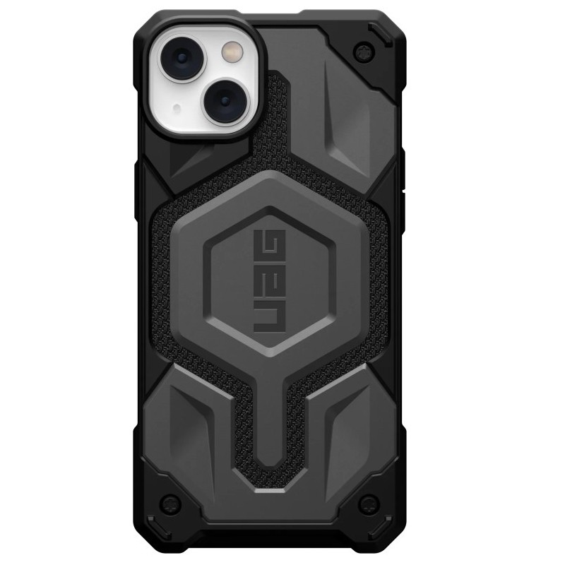 灰-UAG 兼容磁吸頂級版耐衝擊保護殼 iPhone 14+