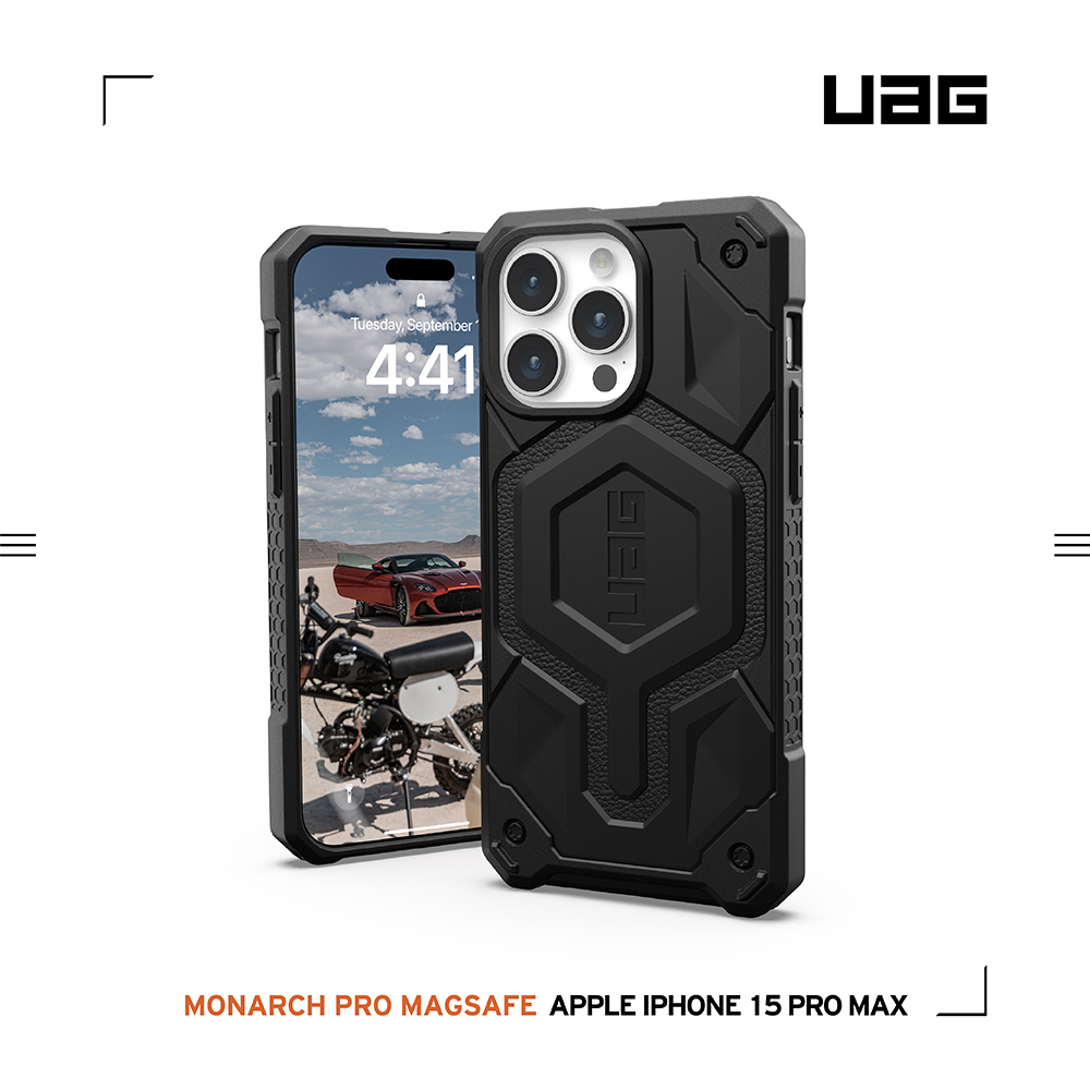 碳黑-UAG (磁吸)頂級款 iPhone 15Pro Max 6.7吋