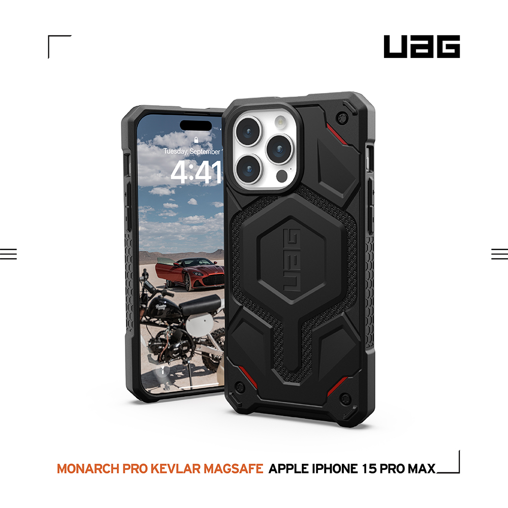 軍用黑-UAG (磁吸)頂級(特仕)款 iPhone 15Pro 6.1吋