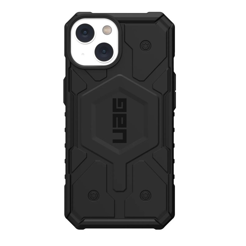 黑 UAG 兼容磁吸耐衝擊保護殼 iPhone 14Plus 6.7吋