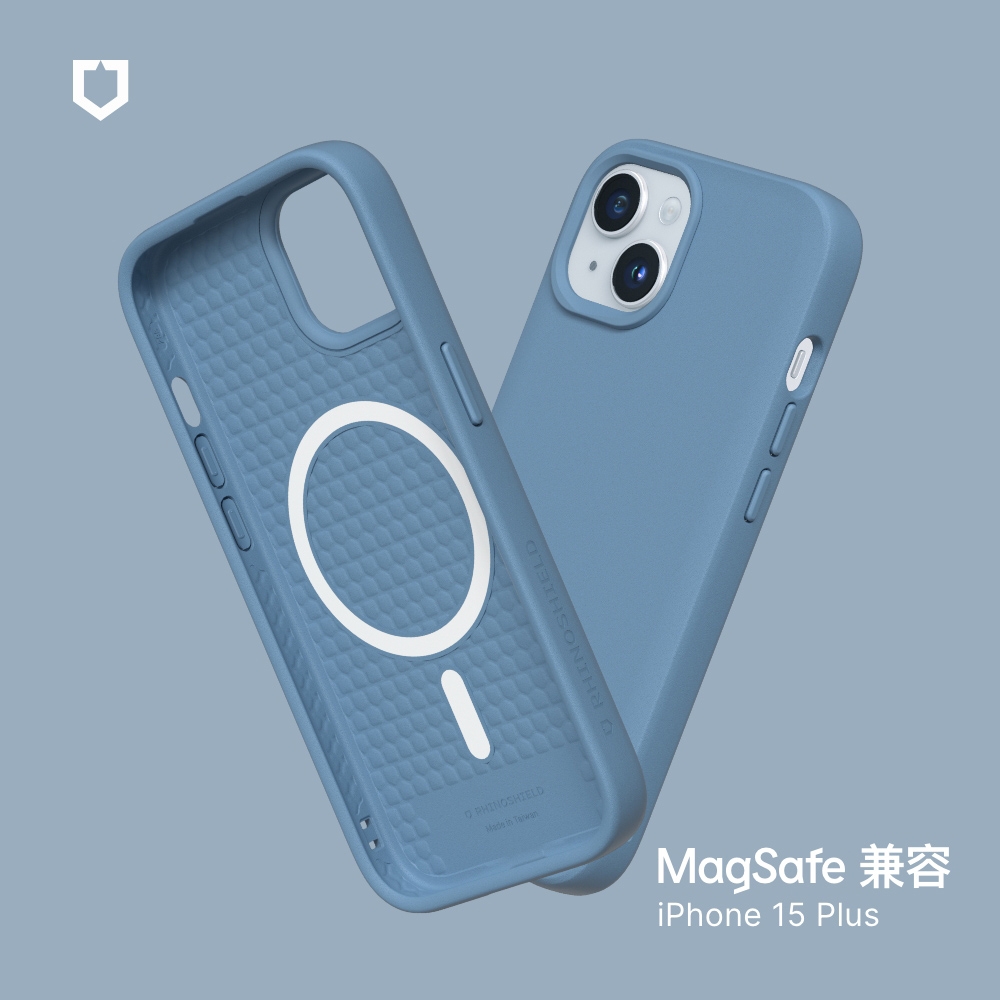 海潮藍-犀牛盾SolidSuit ((MagSafe 兼容)- i15 Plu RS-MP1-15PS-OBU