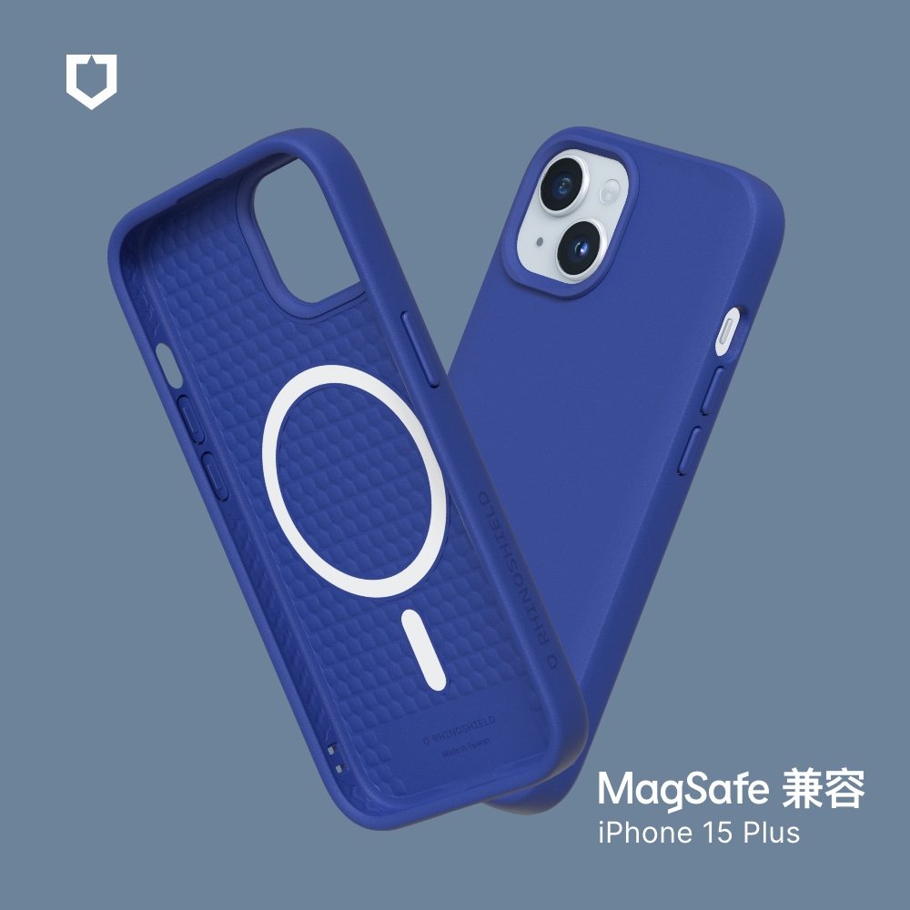 經典藍-犀牛盾SolidSuit ((MagSafe 兼容)- i15 Plus RS-MP1-15PS-FBU