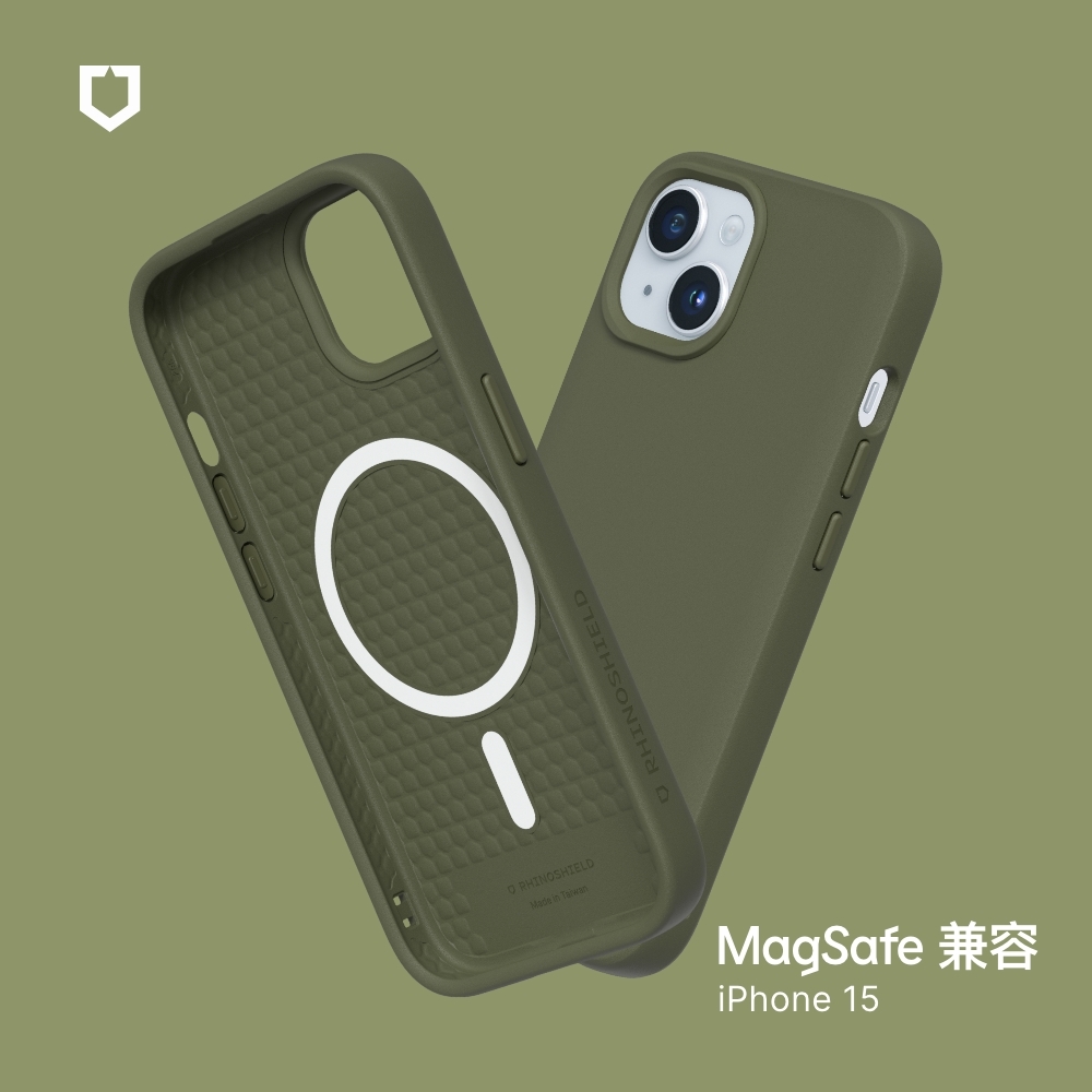 海藻綠-犀牛盾SolidSuit ((MagSafe 兼容)- i15 RS-MP1-15-OGN