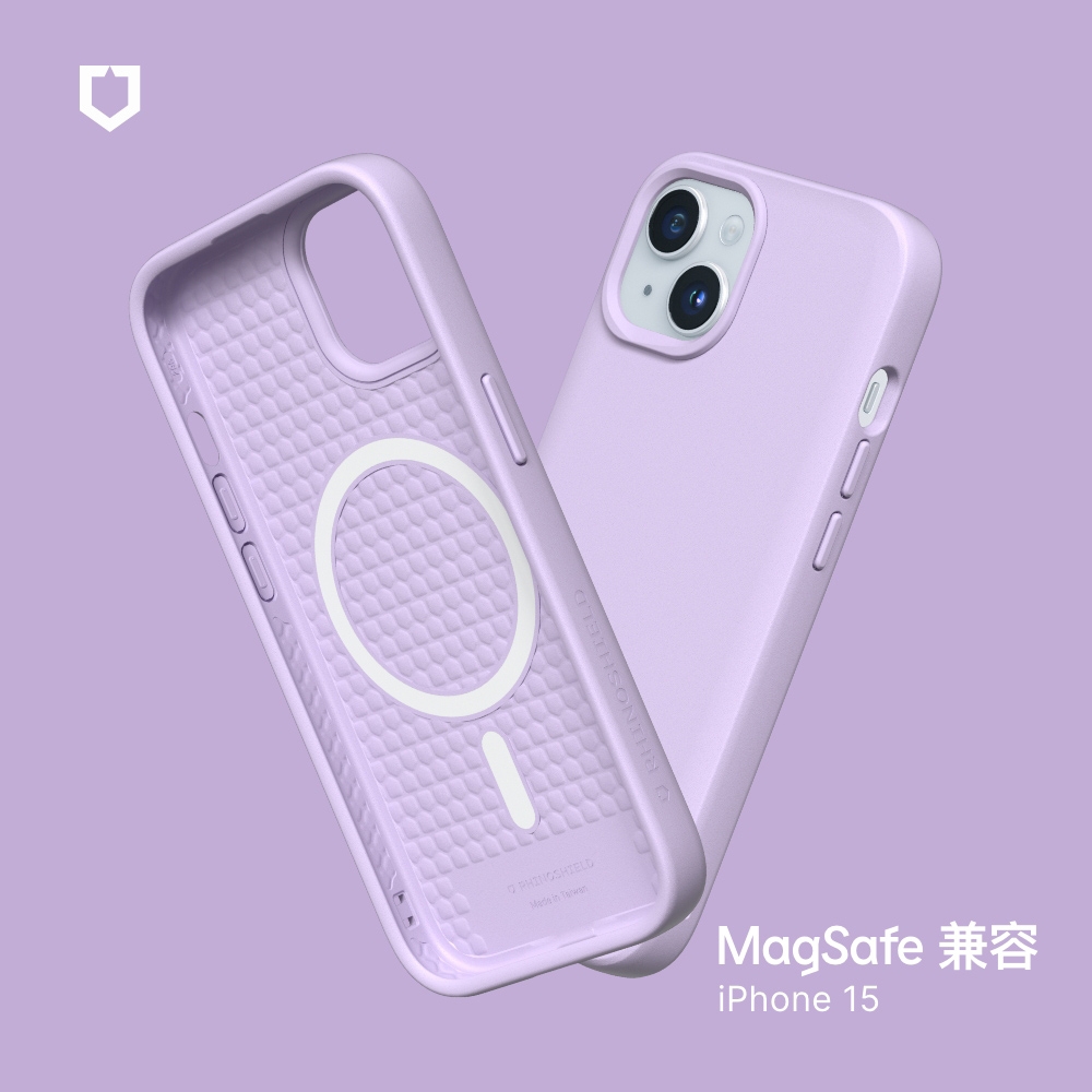 紫羅蘭-犀牛盾SolidSuit ((MagSafe 兼容)- i15 RS-MP1-15-LPU