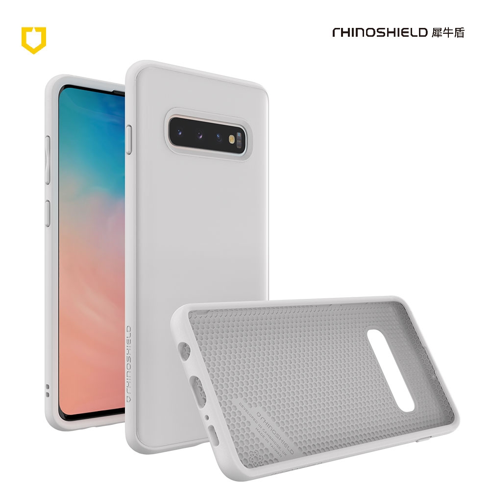 白 Samsung S10 經典款-背蓋犀牛盾 RS-P1-S10-W