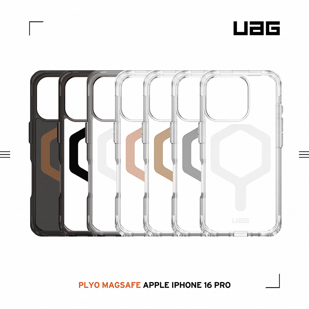 全透黑(銅圈)-UAG 磁吸全透款-iPhone 16 Pro (6.3