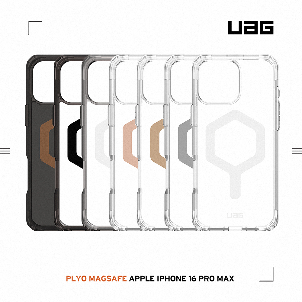 全透黑(銅圈)-UAG 磁吸全透款-iPhone 16 ProMax (6.9