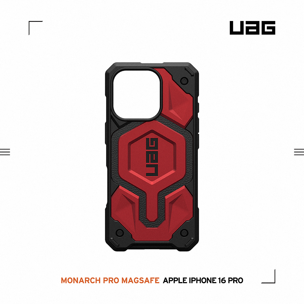 紅金-UAG 磁吸頂級版款-iPhone 16 Pro (6.3