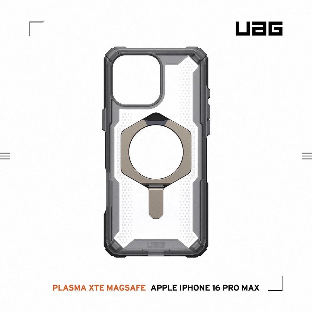 透灰(鈦灰圈)-UAG 磁吸支架款-iPhone 16 ProMax (6.9