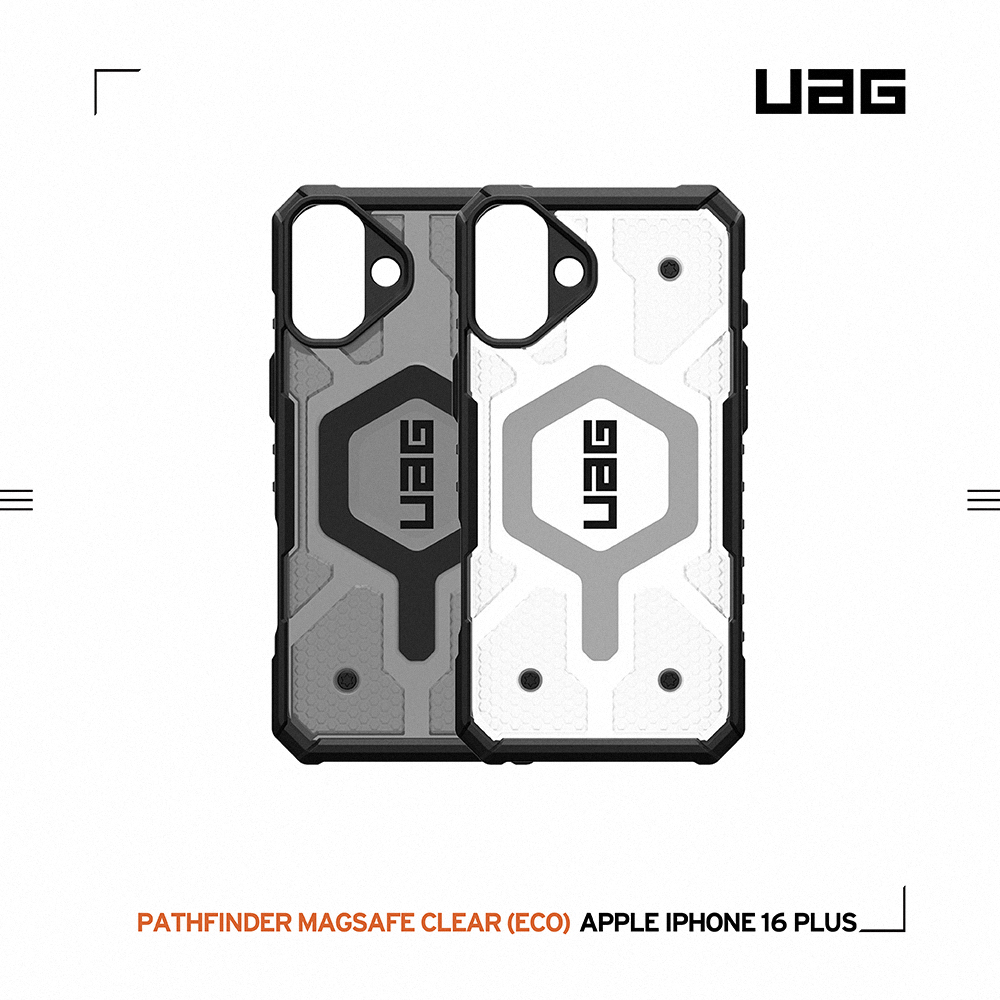 透明(灰圈)-UAG 磁吸經典款-iPhone 16 Plus (6.7