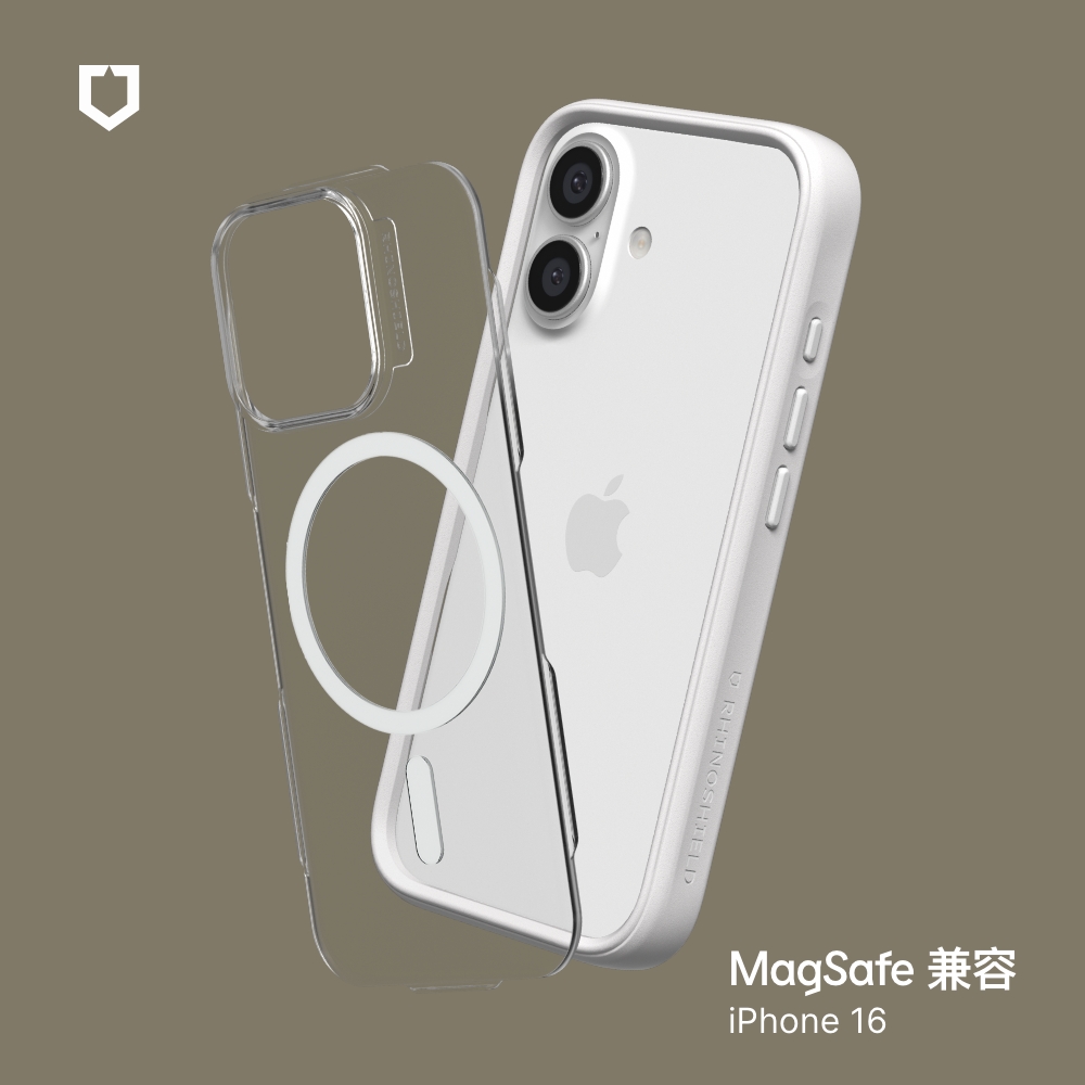 白-犀牛盾-Mod NX (MagSafe 兼容)-iPhone 16