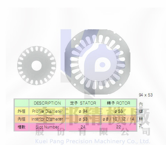 定轉子矽鋼片-94x